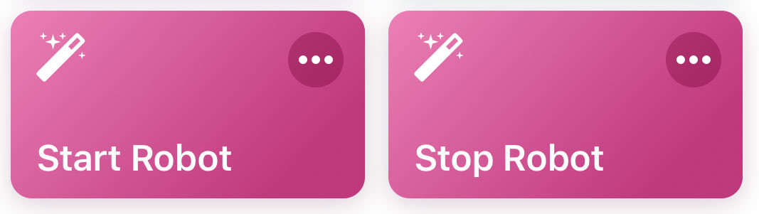 Shortcuts für Start & Stop